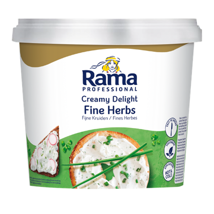 Rama pof. creme fijne kruiden 1,5kg emmer