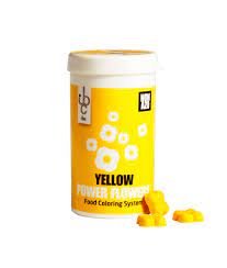 Callebaut power flowers yellow 4x50gr