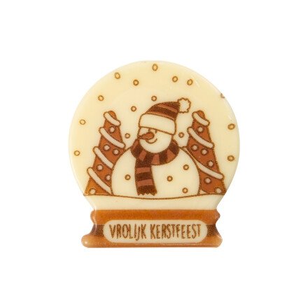 Leman 14791 sneeuwbal vrol. kerstf. 5cm 75st