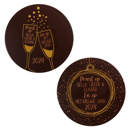 Leman 14836 nieuwjaarsbrief NL 12cm 10st