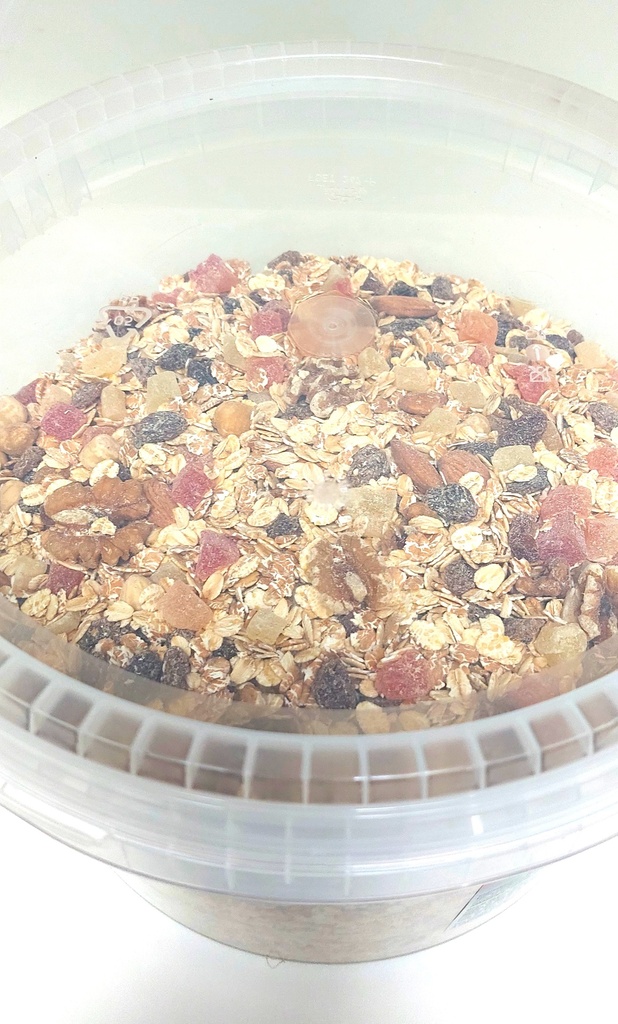 Muesli met vruchten 3kg emmer