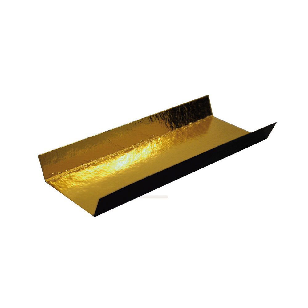 Plooikarton zwart/goud 13x4,5 200st