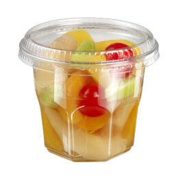 Cup dantan trans. Deksel 300ml 50st