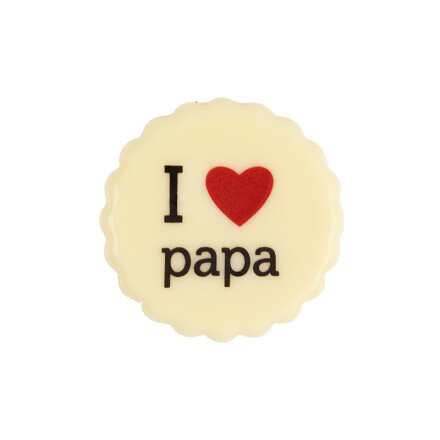 Leman 11024 plaatje gekarte. i love papa 72st
