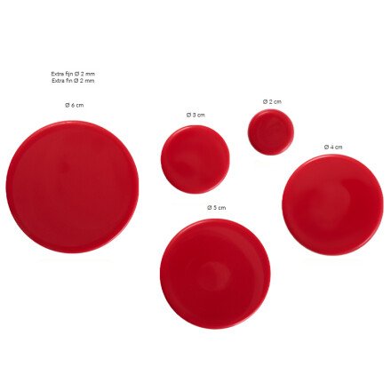 Leman 35170 rondjes rood 75st