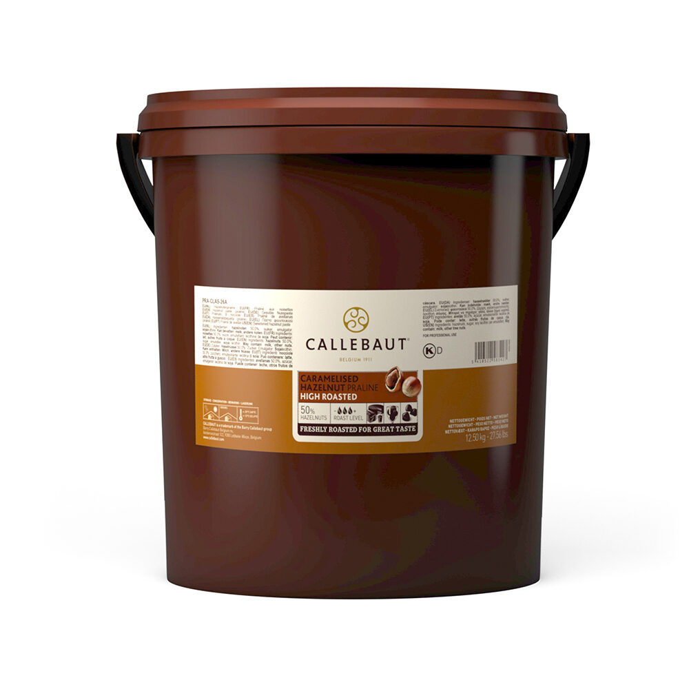 Callebaut Pra-clas hazelnootpasta 12,5kg