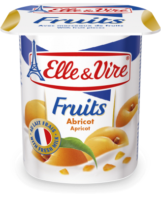 Elle&vire yogh abrikoos 4x125gr