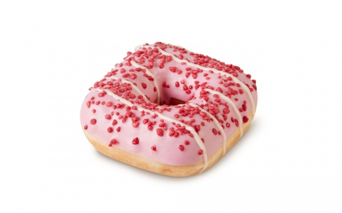 F&V Donut pink square 36st 64gr