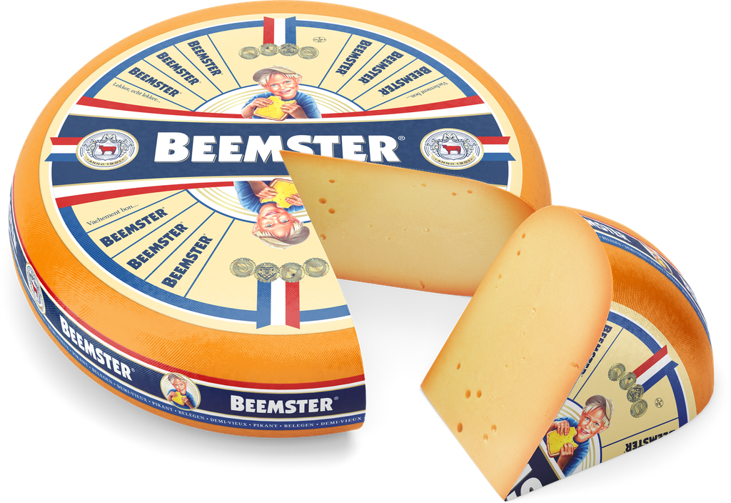 Beemsterkaas belegen 18kg 1/4 bol